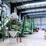 Complete pellet production line — project site