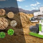 Pellet mill for vegetable waste processing